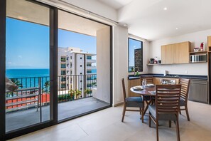 Interior - Modern condo with infinity pool, WiFI, plunge spa & ocean-view balcony (Nuevo Vallarta)