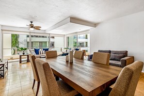 Dining - Luxury Beach Condo | Community Pool, Ocean Views, Walk to Beach (Nuevo Vallarta)