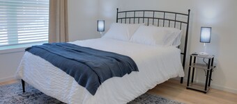 New 3-bed/ 2 bath home with Game Room, Screened Porch and Firepit.