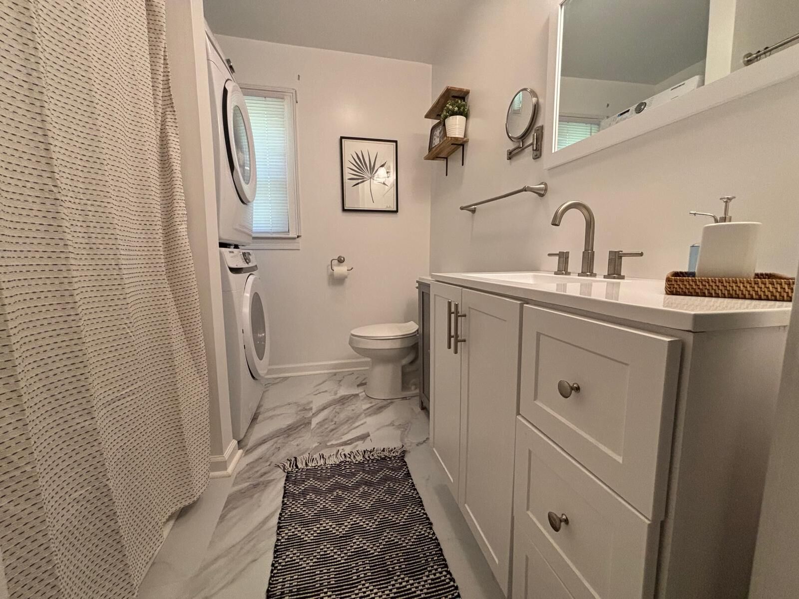 Towels, soap, toilet paper