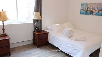 Iron/ironing board, travel cot, WiFi, bed sheets