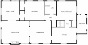 Floor plan - Charming Home Near Downtown Wichita! W&D + Patio (Wichita)