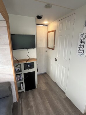 Interior - Brimstone Trail Access • Stylish Camper • Sleeps 4 • Firepit (Robbins)