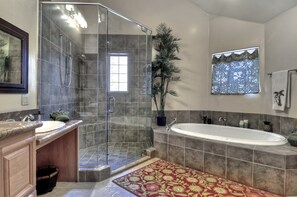 Hair dryer, towels - Grand Oriole Estate - Luxury Estate | Pool, Hot Tub, Game Room (Big Bear Lake)