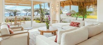 Beachfront Villa @ Mangel Halto w/ Pool & Jacuzzi