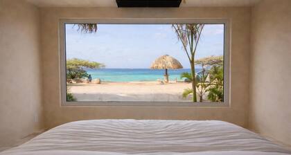 Beachfront Villa @ Mangel Halto w/ Pool & Jacuzzi