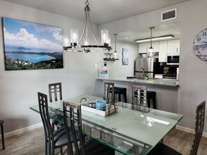 Dining - Starfish Stay | Tranquil Pool | Directly Across From Beach (Corpus Christi)