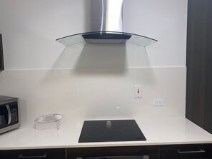 Apartment, Hill View | Private kitchen | Full-size fridge, microwave, oven - PH 1 (Kingston)