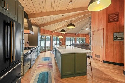 Lakefront Home with Sandy Beach, High-Speed Internet, and Space to Unwind