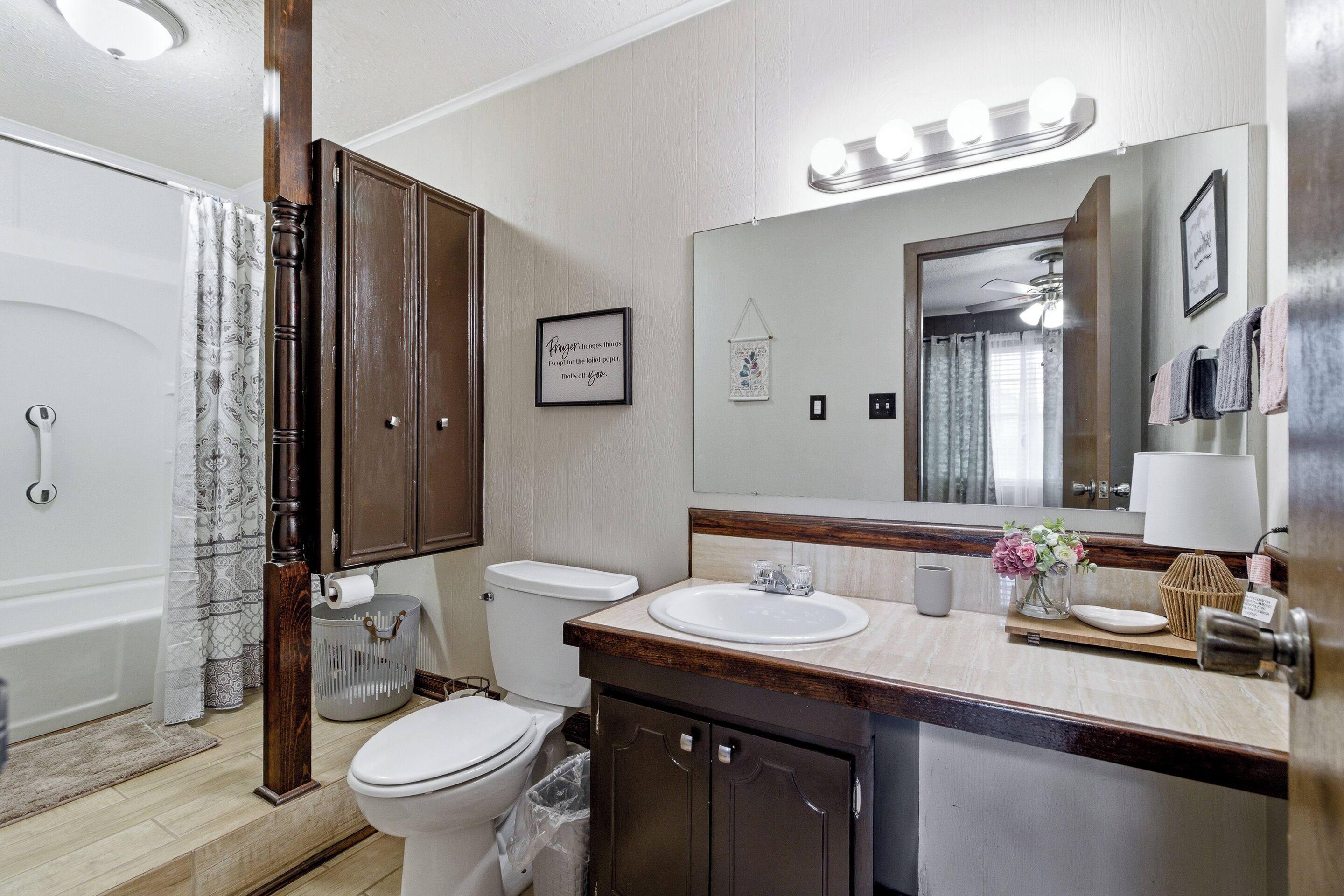 Towels, soap, toilet paper