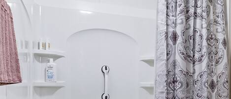 Towels, soap, toilet paper