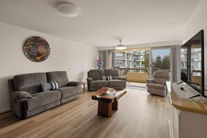 Living area - Coastal Comfort with Ocean Views  (Burleigh Heads)