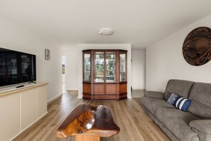 Apartment, Balcony, Ocean View | Living area - Coastal Comfort with Ocean Views  (Burleigh Heads)