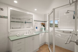 Apartment, Balcony, Ocean View | Bathroom - Coastal Comfort with Ocean Views  (Burleigh Heads)