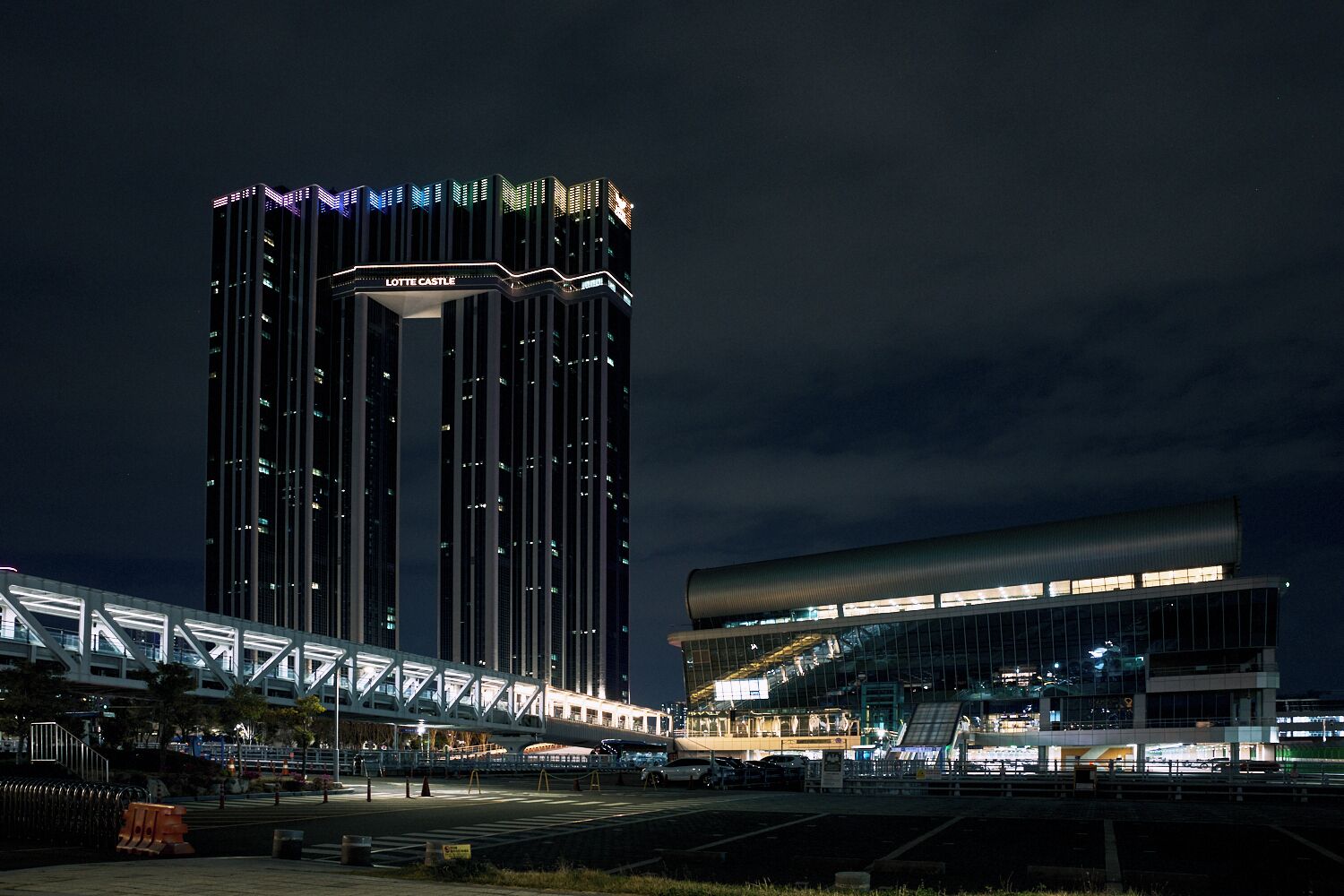 Front of property - evening/night