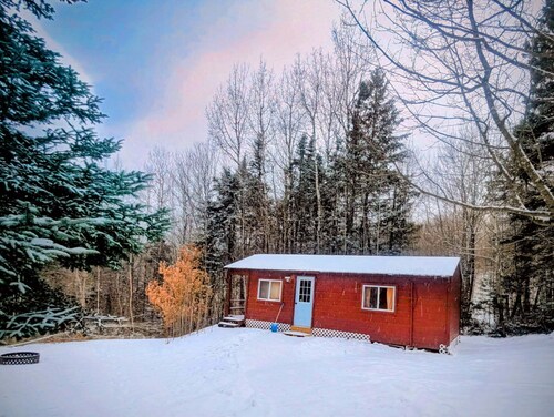 Charming 1-bedroom cabin with heat & ac in cozy Oakfield