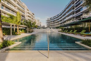 Outdoor pool - Morros Kai Luxe, Oceanfront, 8 PPL, Beach Access, Pool, Views (Cartagena)