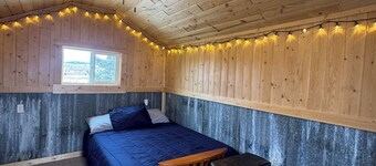 The Krooked Cabin, it’s cozy and comfy and ithas character