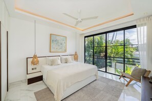 Deluxe villa | Een kluis op de kamer, gratis wifi, beddengoed