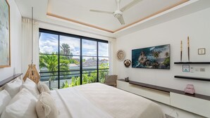 Deluxe-Villa | Zimmersafe, kostenloses WLAN, Bettwäsche