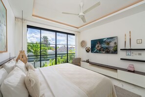 Vila luxo | Cofres nos quartos, Wi-Fi de cortesia, roupa de cama