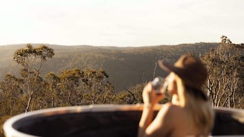 Idromassaggio all'aperto