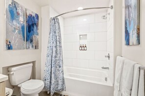 Hair dryer, towels