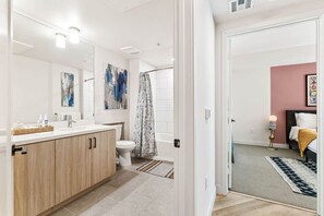 Hair dryer, towels