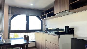 Luksussuite, havutsikt | Eget kjøkken