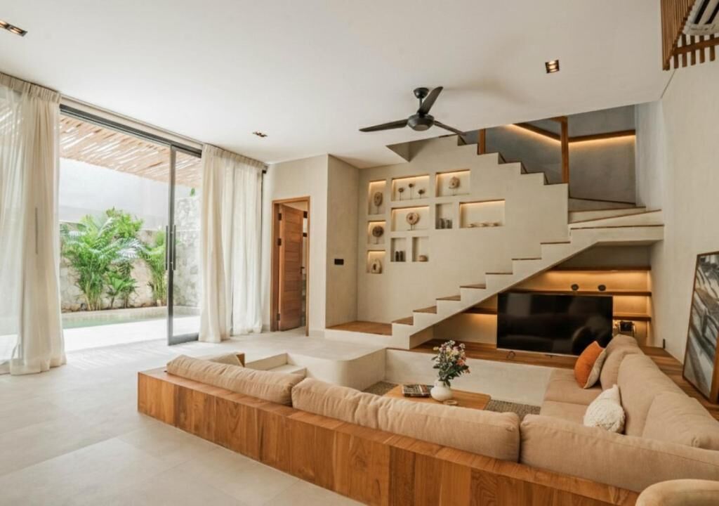 วิลล่า, สระว่ายน้ำส่วนตัว, วิวสวน | บริเวณนั่งเล่น