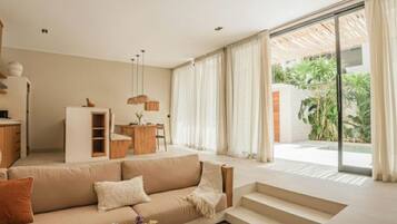 Villa, Private Pool, Garden View | Living area