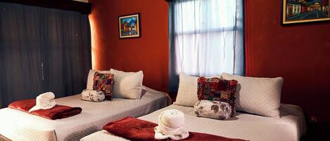 Basic Twin Room, Private Bathroom | WiFi (free), bed sheets