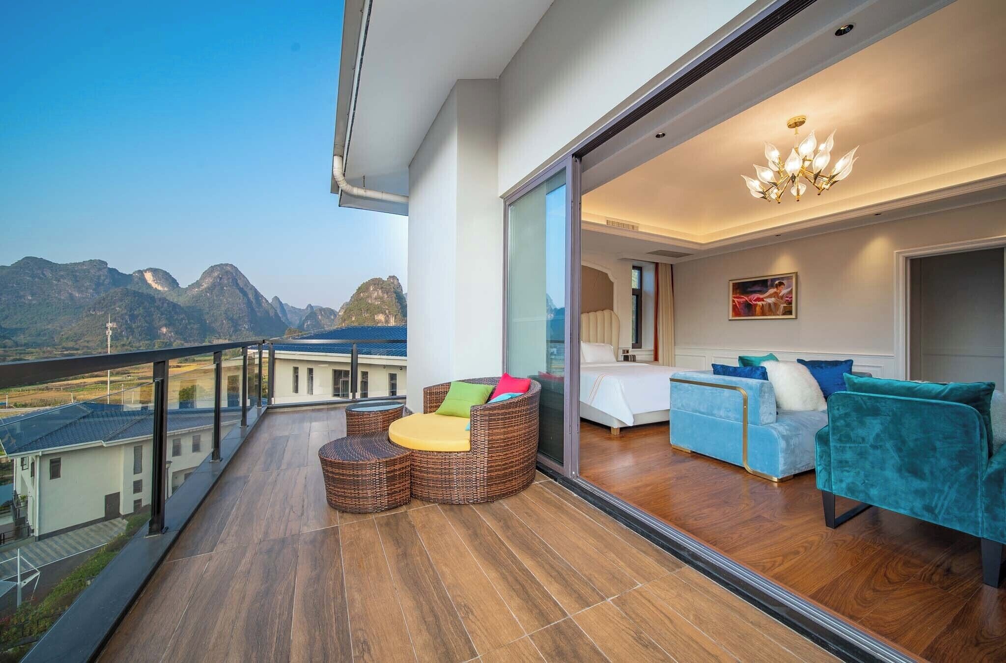 奢華別墅, 山景 | 露台/庭院