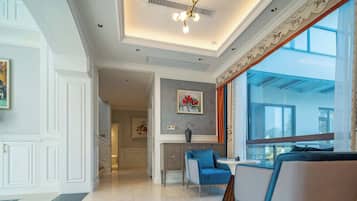 Luxury-Villa, Hügelblick | Wohnbereich