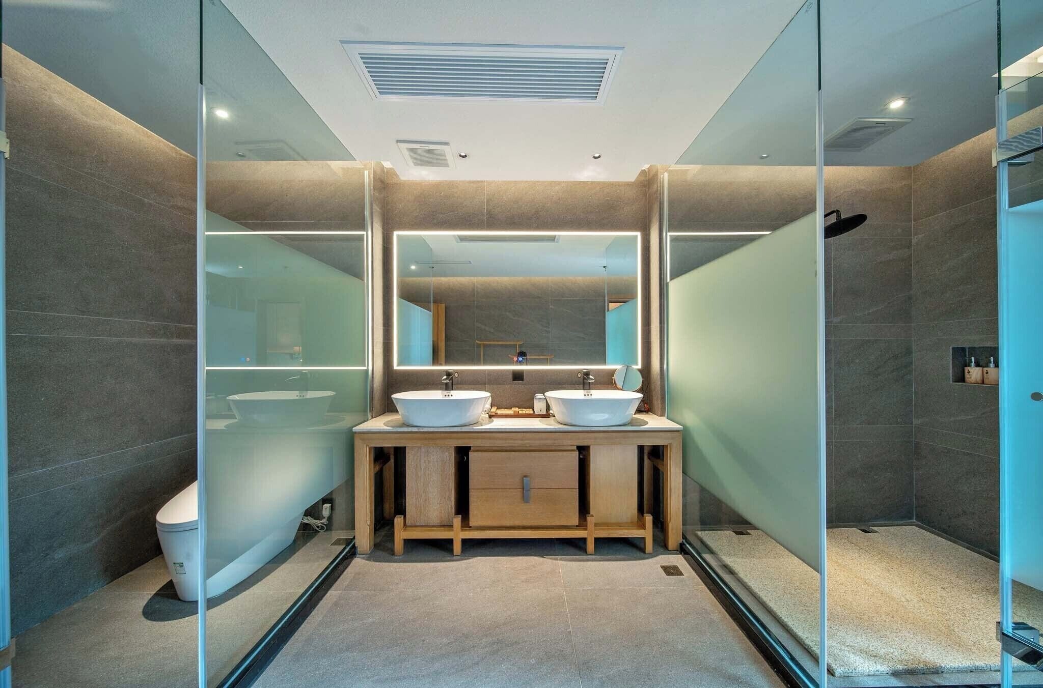 Luxury-Suite, Hügelblick | Badezimmer