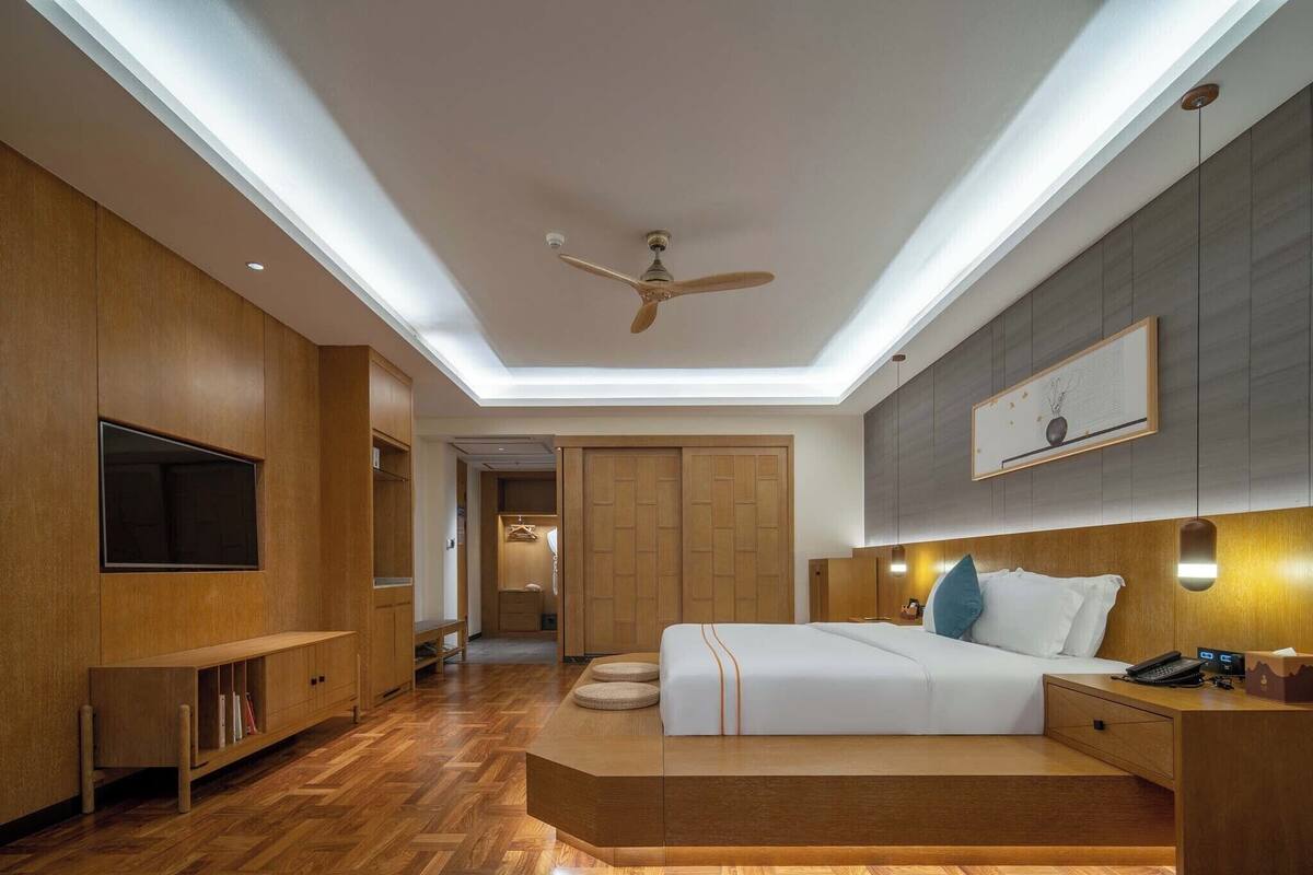 蜜月雙人房, 山景 | 書桌、手提電腦工作空間、遮光窗簾/窗簾、隔音