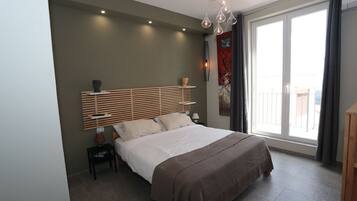 Dobbelt- eller tomannsrom – deluxe, byutsikt