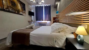 Deluxe-studiolejlighed - 1 queensize-seng - havudsigt