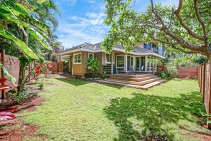 Exterior - Honeymoon Cottage with A/C, Steps to the Beach TVNC#5096 (Anahola)