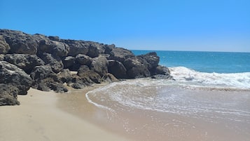 On the beach