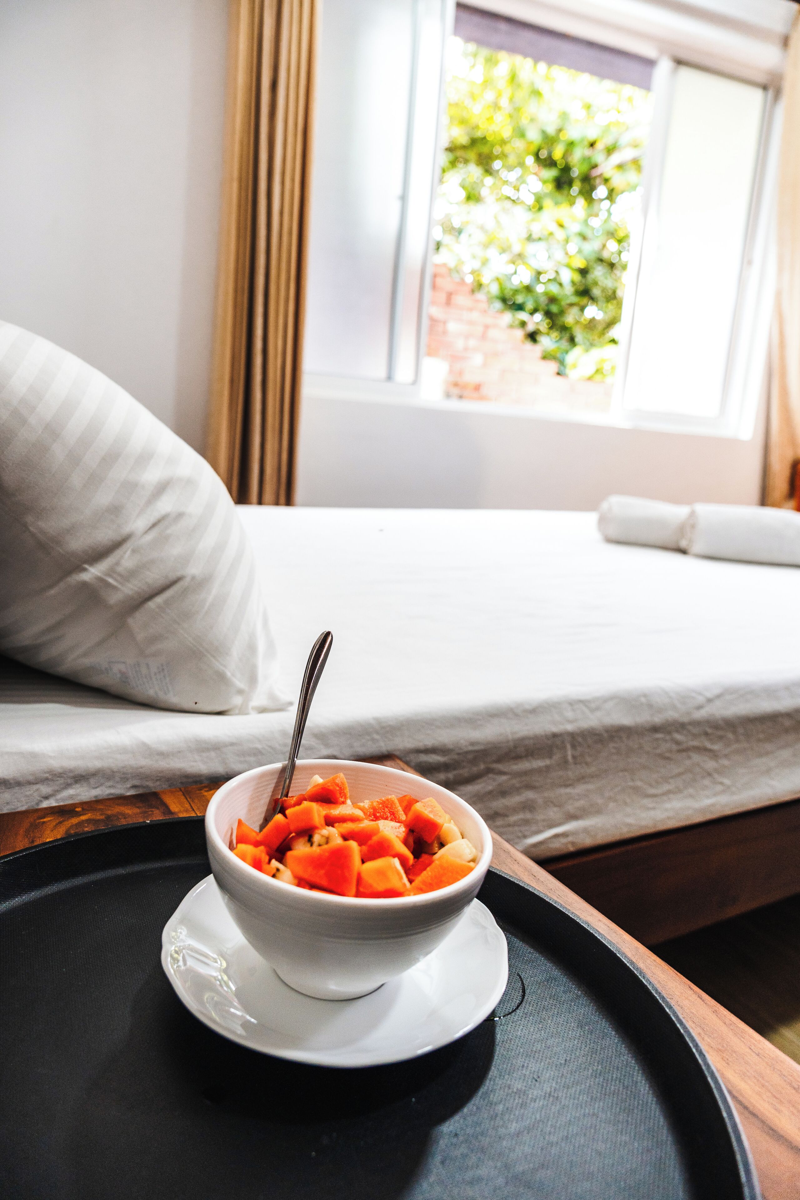 Kahden hengen comfort-huone, 1 keskisuuri parisänky, keittotila