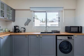 Apartment, 2 Bedrooms, Kitchen, City View | Private kitchen - Vox 2-BR Apt & Balcony in Larnaca (Larnaca)