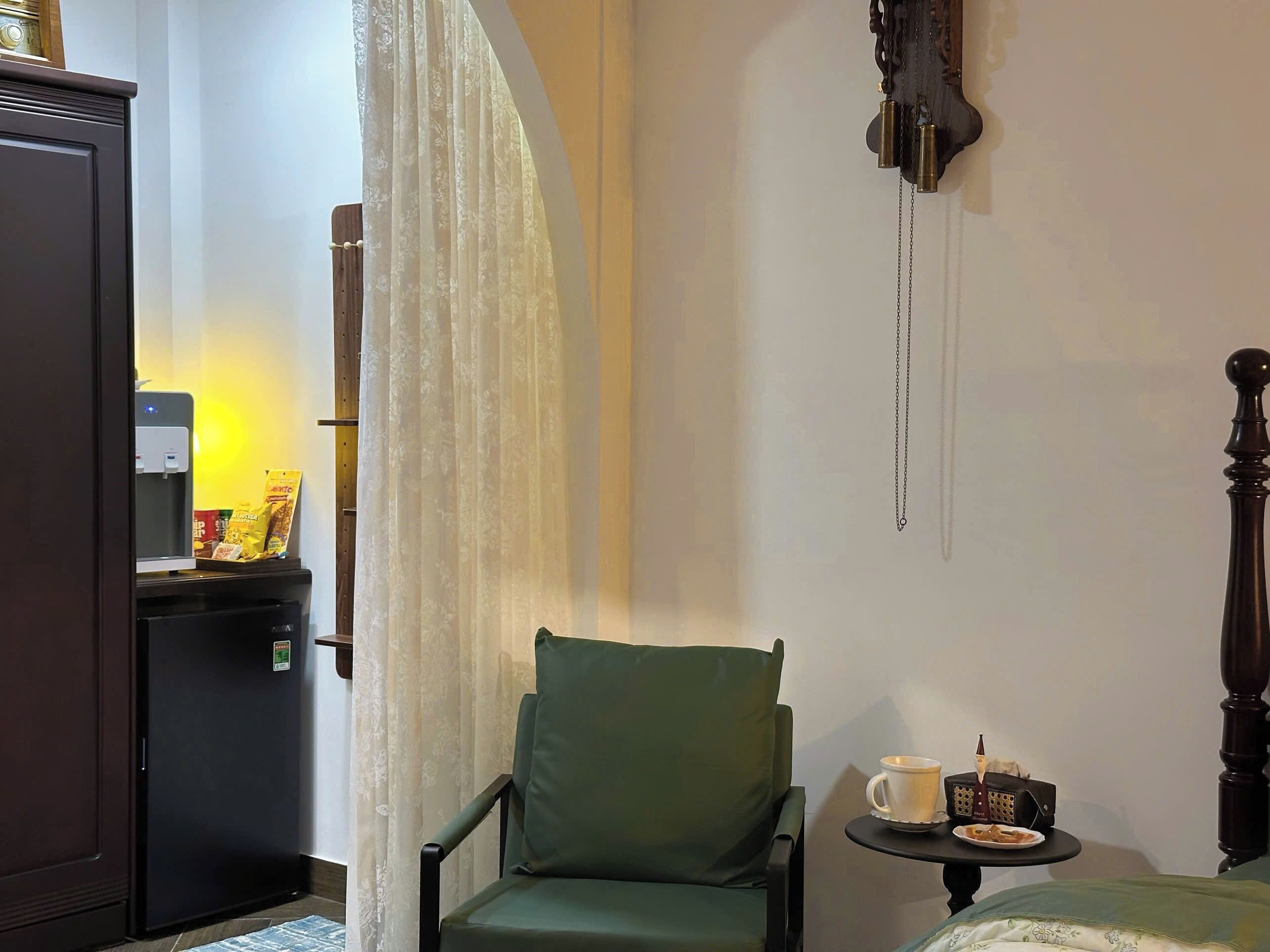 Royal studio, 1 kingsize bed, uitzicht op tuin | Interieur