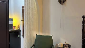 Royal studio, 1 kingsize bed, uitzicht op tuin | Interieur