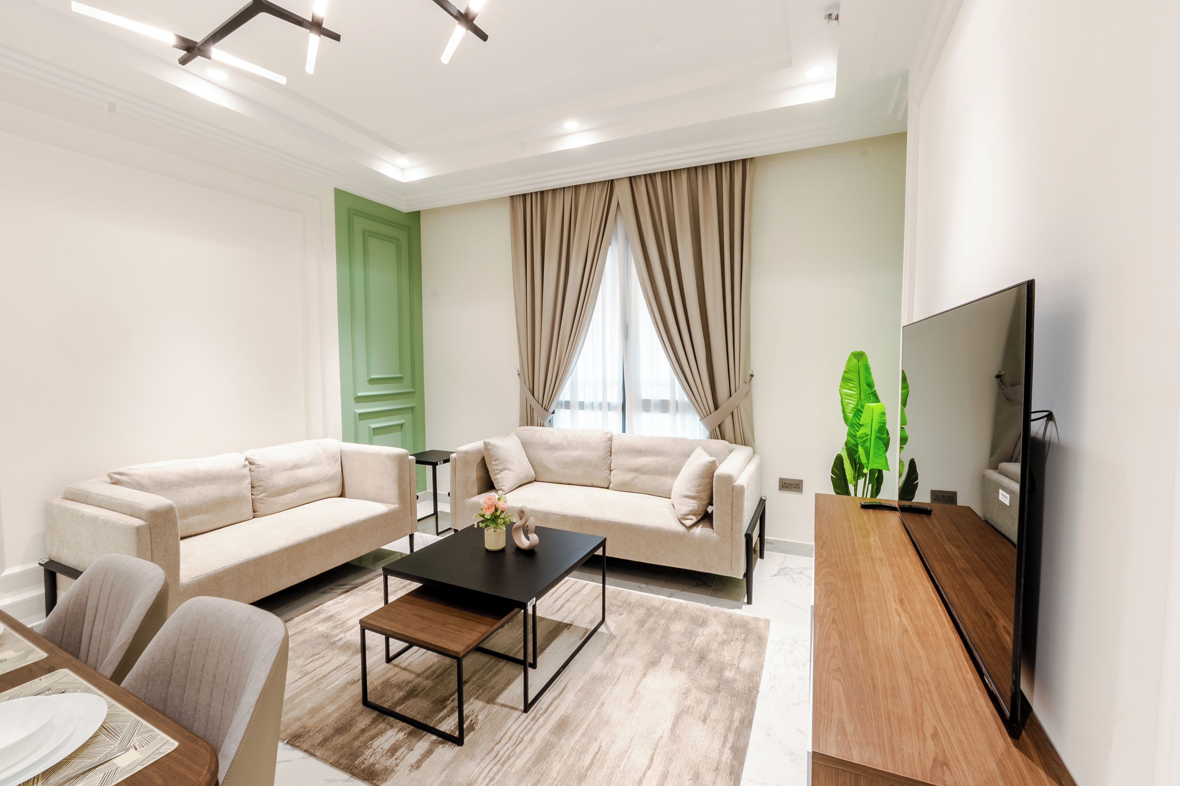 Superior-lejlighed - 1 soveværelse | Opholdsområde