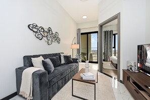 Apartment, Balkon | Wohnbereich