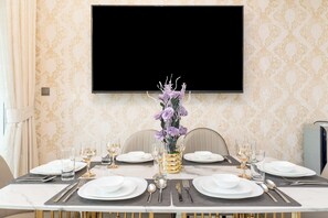 Exclusive Villa, Non Smoking, City View | Dining - PVH - Mimosa - Serene 3BR Villa (Dubai)