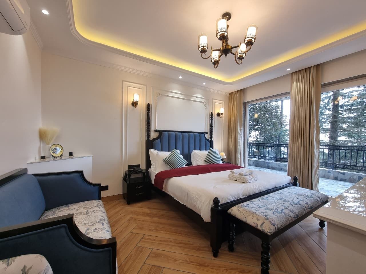 Chambre Premium, balcon, vue montagne | Vue de la chambre