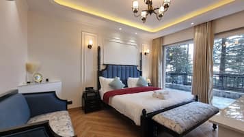 Premium-rum - balkong - utsikt mot bergen