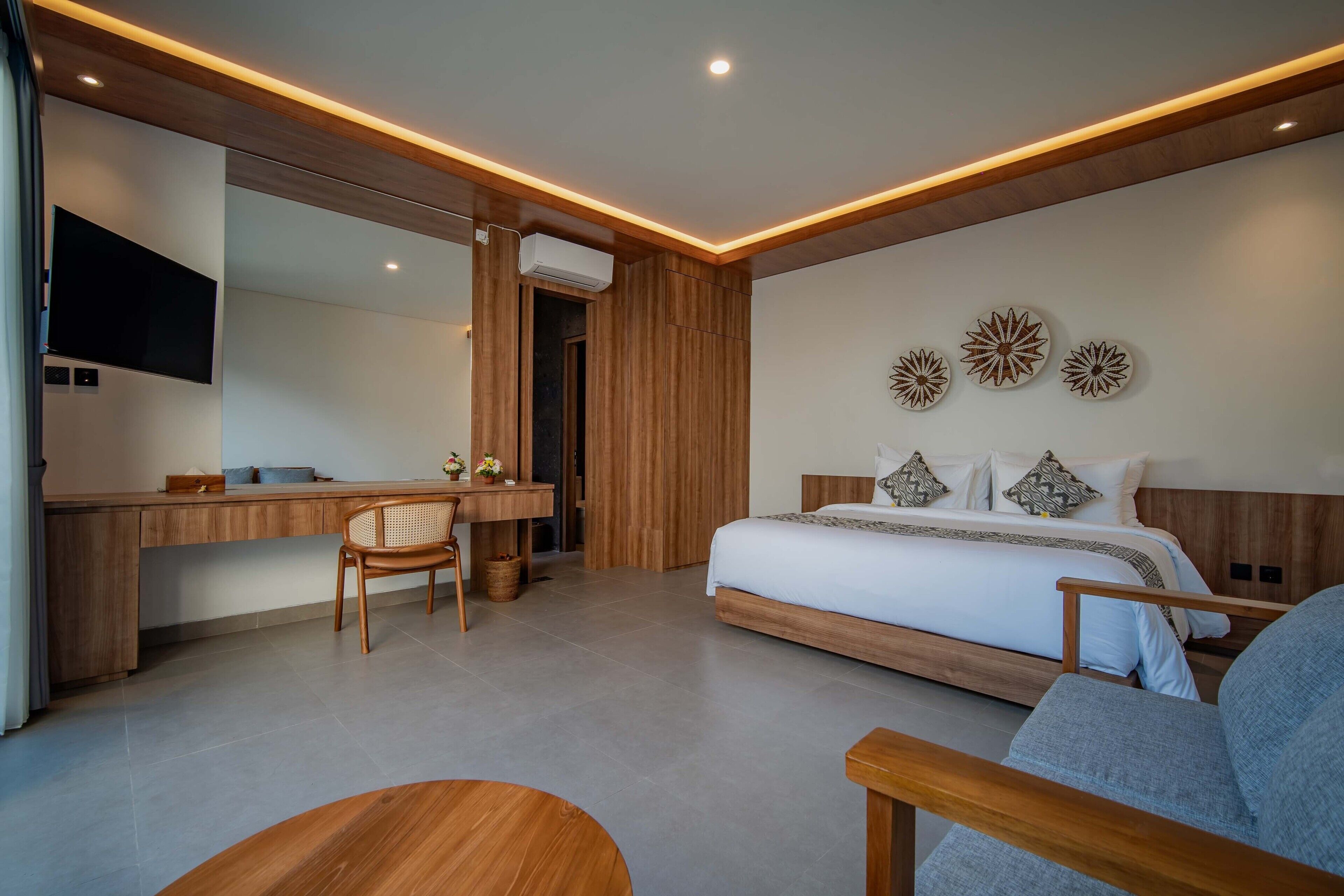 Luxe villa, uitzicht op zwembad (One Bedroom, with private kitchen)